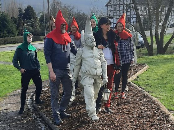 Die Zwergengruppe in Bergfreiheit (Foto: Stefan Dehnert)